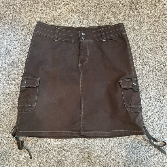 Kuhl Katerina Casual Travel Skirt. Cotton and spandex. Cargo. Outdoor. Hiking. 8 - Picture 2 of 13